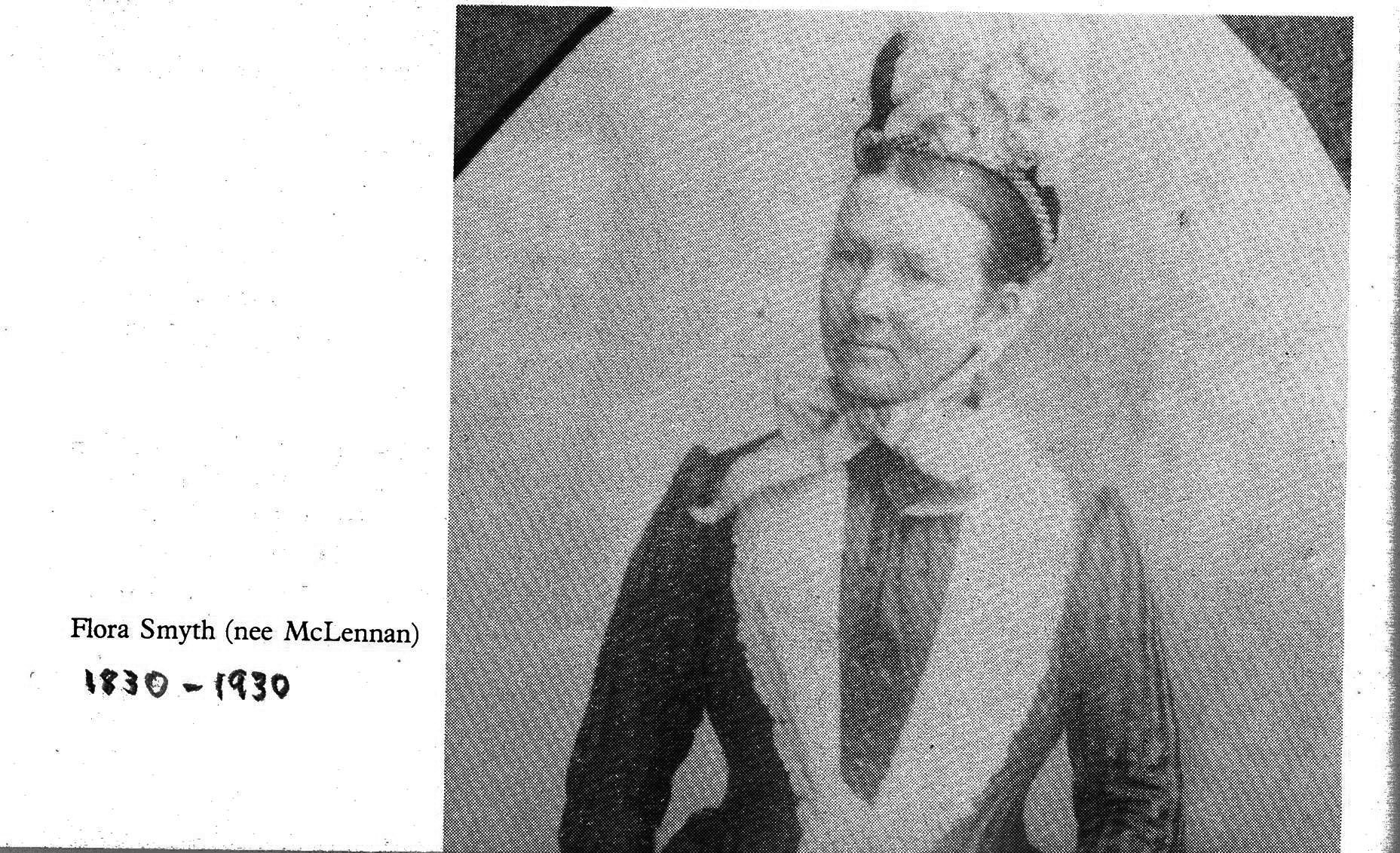 Photo of photos/Flora Smyth nee McLennan 1830-1930 portrait_